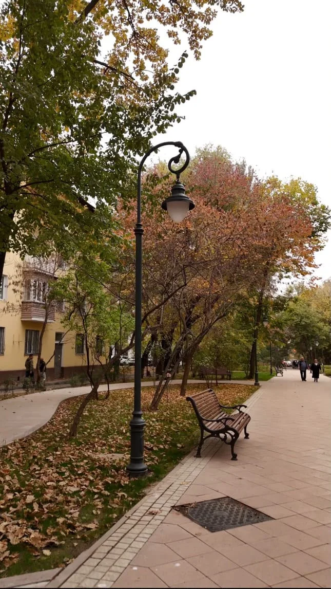 Алматыда Қарасай батыр көшесінің бойында біртұтас жүргіншілер аймағы жасалып жатыр — Фотосурет 1