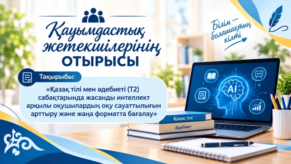 Қазақ тілі мен әдебиет (Т2) мұғалімдерінің облыстық қауымдастығының отырысы — Фотосурет 1