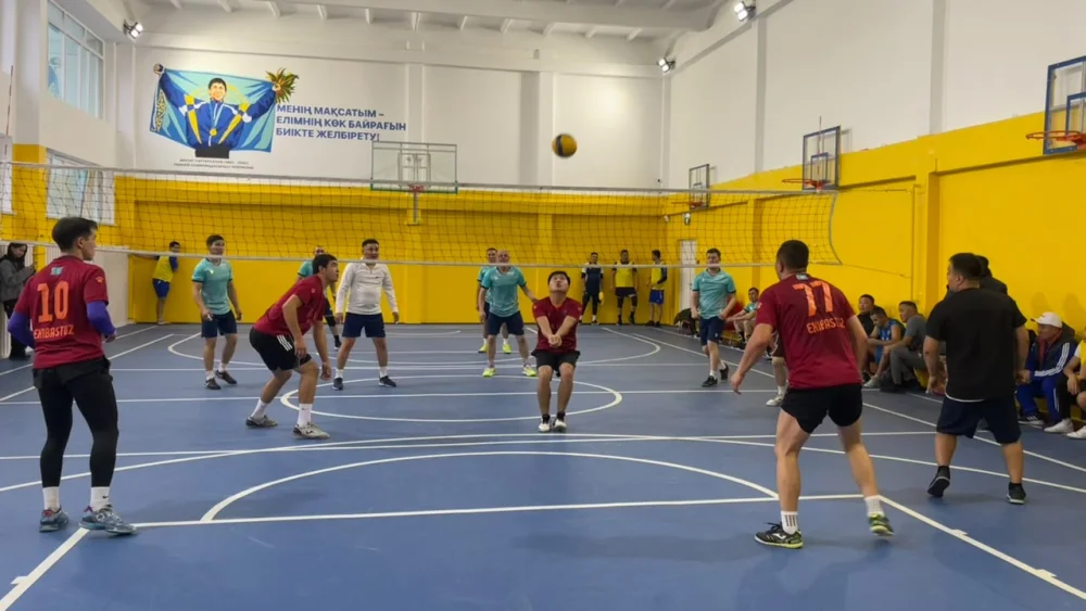 Спорт, командалық рух және жеңіске деген жігер: Павлодар облысы ТЖД-де волейболдан чемпионат өтуде — Фотосурет 1
