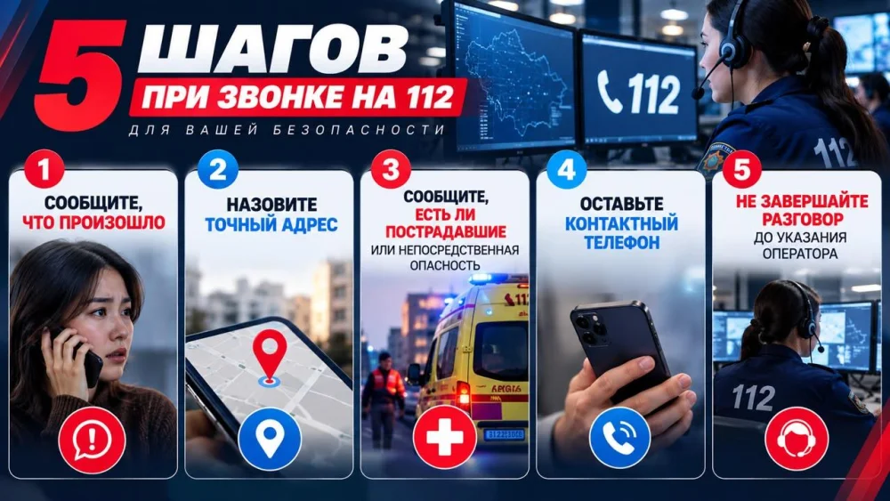 Қоңыраудан көмекке дейін: Қазақстан ТЖМ 112 қызметі қалай жұмыс істейді