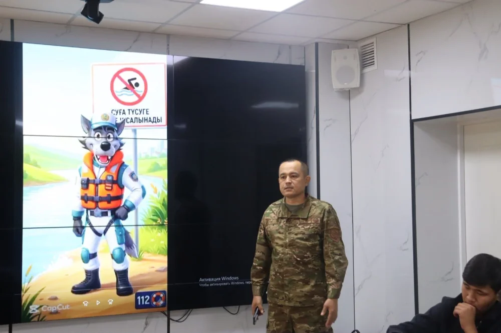 Түркістан облысында мобильді волонтерлердің төтенше жағдайларға дайындығы пысықталды — Фотосурет 9