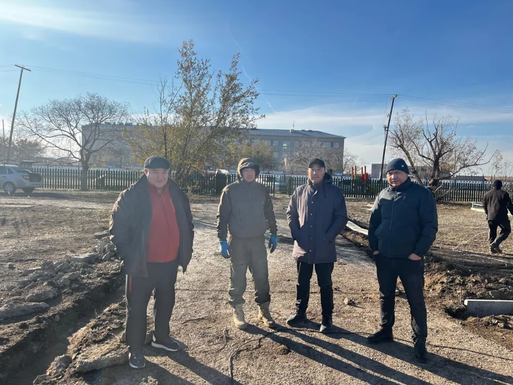 Ертіс ауылдық округінің әкімі Д.Омаров Прииртышское ауылындағы саябақтың абаттандырылуын тексерді — Фотосурет 4