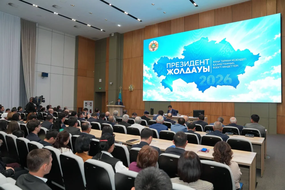 ТҮРКІСТАНДА ЖОЛДАУДА БЕЛГІЛЕНГЕН МІНДЕТТЕРДІ ӨҢІРДЕ ІСКЕ АСЫРУ БАҒЫТТАРЫ ҚАРАЛҒАН МӘЖІЛІС ӨТТІ — Фотосурет 5