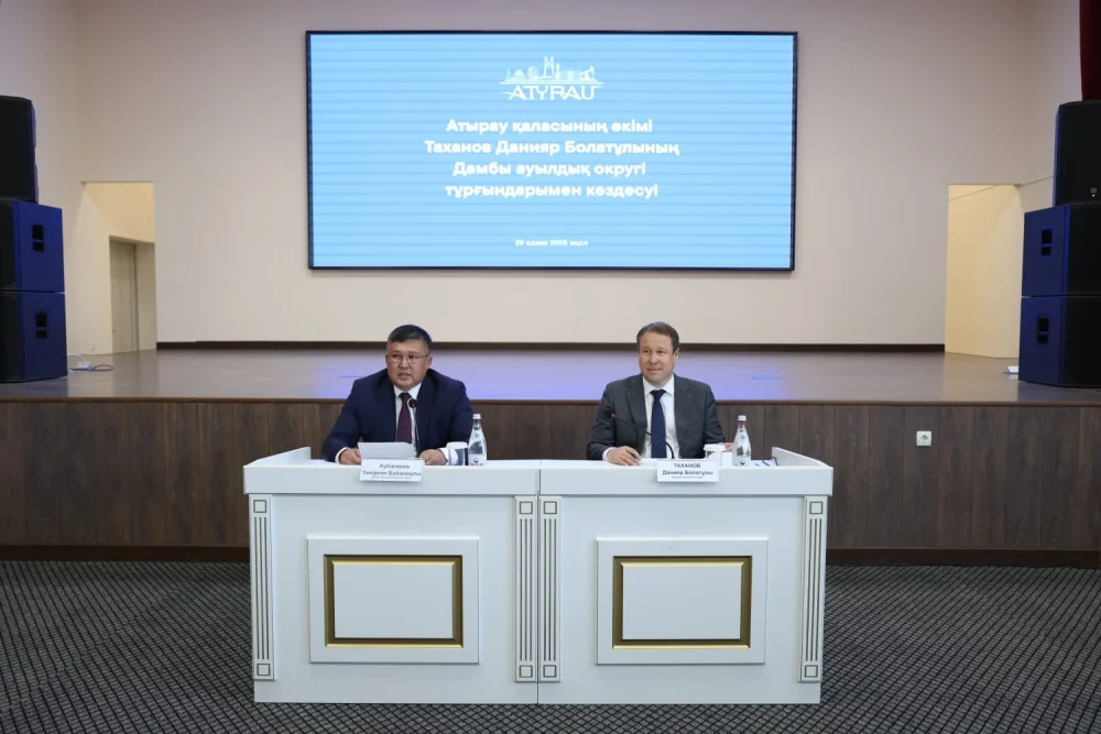 Қала әкімі Дамбы ауылдық округінің тұрғындарымен кездесті — Фотосурет 1