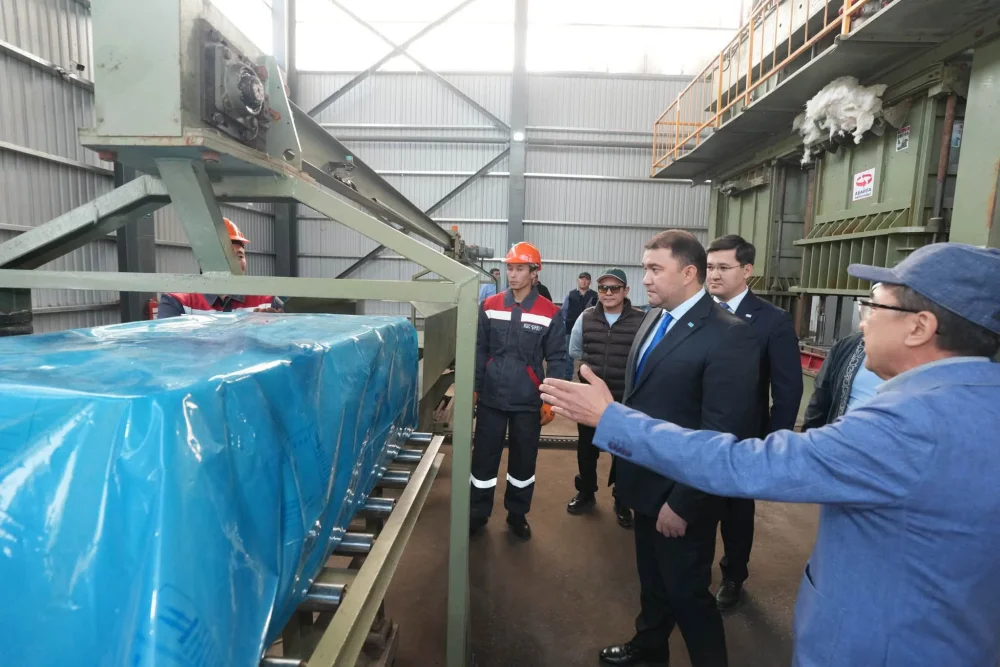 ПРЕЗИДЕНТ ТАПСЫРМАСЫ: ТҮРКІСТАН ОБЛЫСЫ ЖЕТІСАЙ АУДАНЫНДА ЗАМАНАУИ МАҚТА ЗАУЫТЫ АШЫЛДЫ — Фотосурет 9