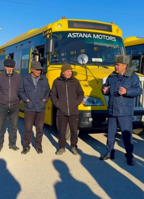 Ақтөбеде мектеп автобустарының қыс мезгіліне дайындығы тексерілуде