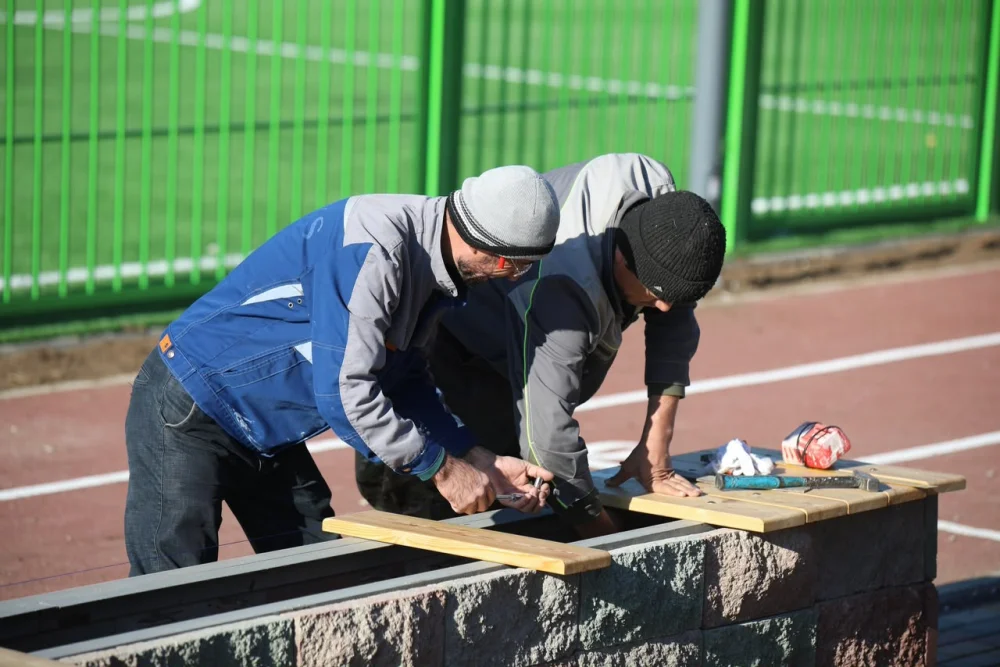 Марат Ахметжанов Қосшы қаласындағы әлеуметтік нысандардың құрылысын және жылыту маусымының барысын тексерді — Фотосурет 3