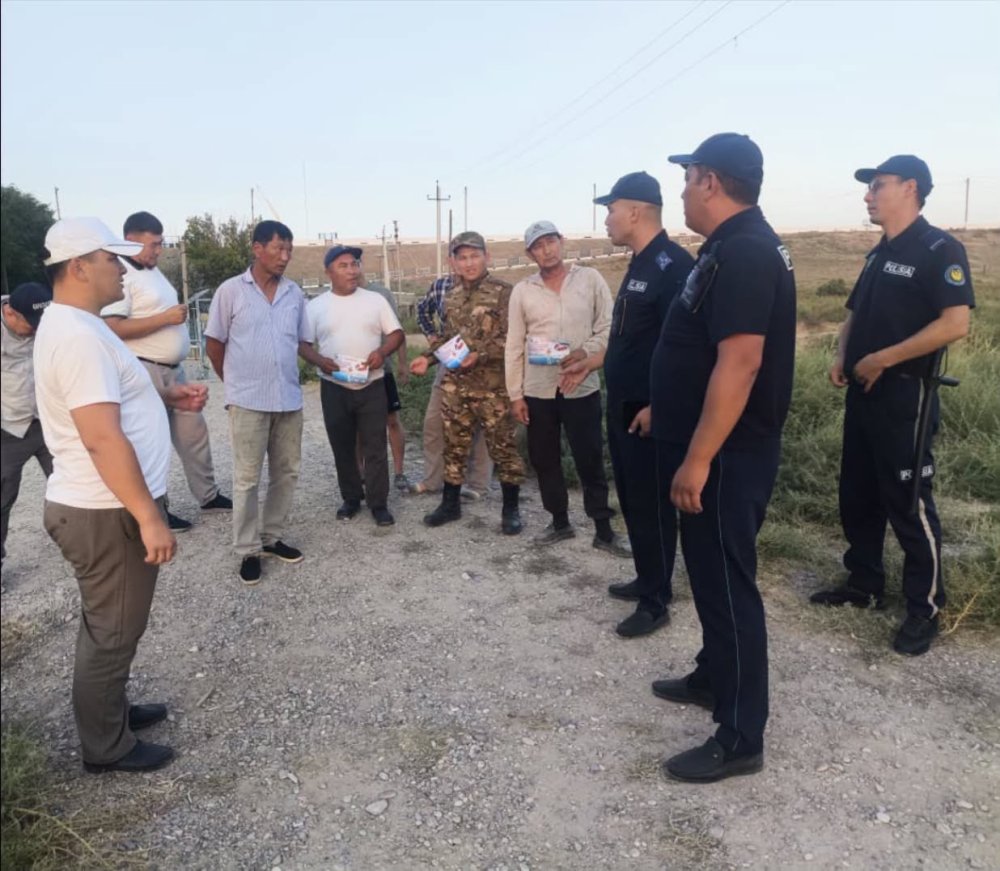 ОРДАБАСЫ АУДАНЫНДА СУДАҒЫ ҚАУІПСІЗДІК ШАРАЛАРЫ КҮШЕЙТІЛДІ