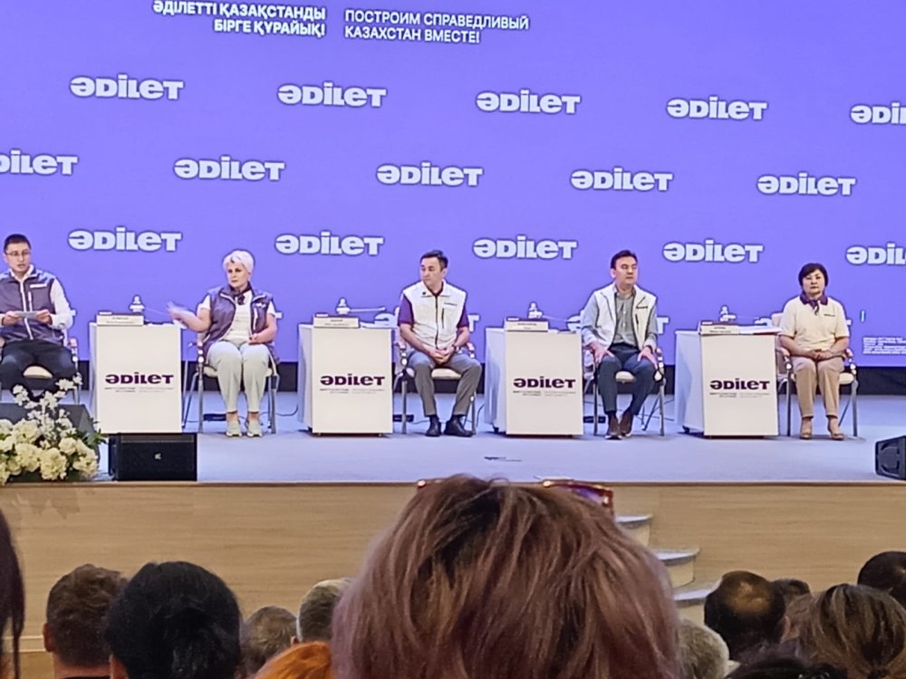 «Әділет» партиясының республикалық сайлауалды штабы Ақмола облысына келді