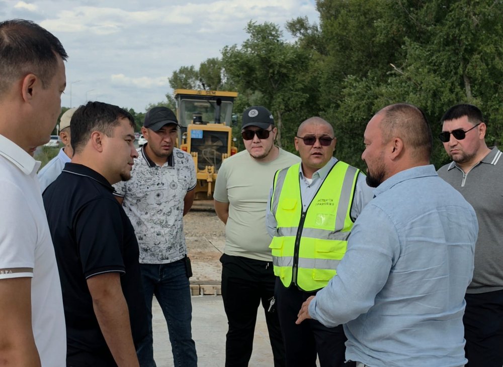 Кірпішті тұрғын алабындағы көпір құрылысының барысы қаралды