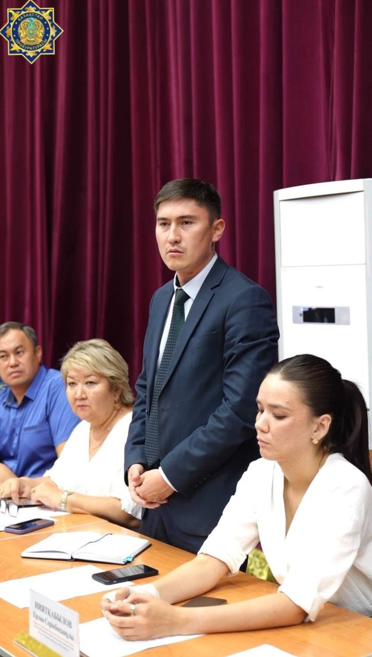 Мемлекеттік еңбек инспекциясы Комитетінің департаменті прокуратураның «Адал адам – Адал еңбек» жобасын іске асыру аясында қала прокуратурасы ұйымдастырған бизнес-қоғамдастық өкілдерімен кездесуге қатысты.
