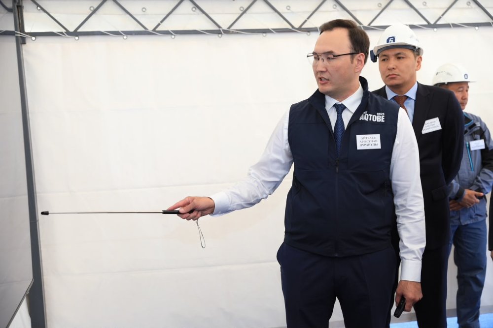Нұрлыбек Нәлібаев Ақтөбе облысындағы стратегиялық жобалардың іске асырылу қарқынымен танысты