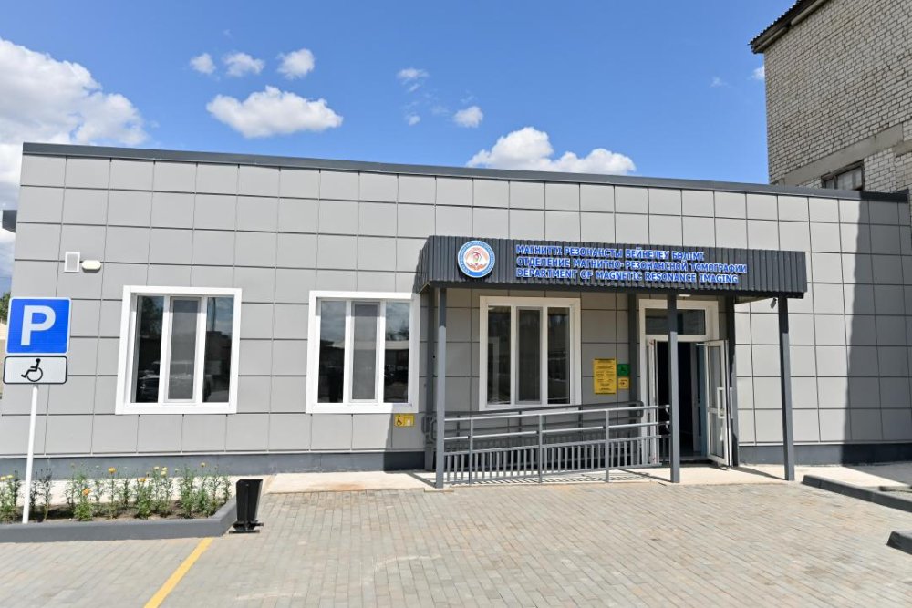 Аягөз аудандық ауруханасынан жанынан заманауи МРТ бөлімі салынды