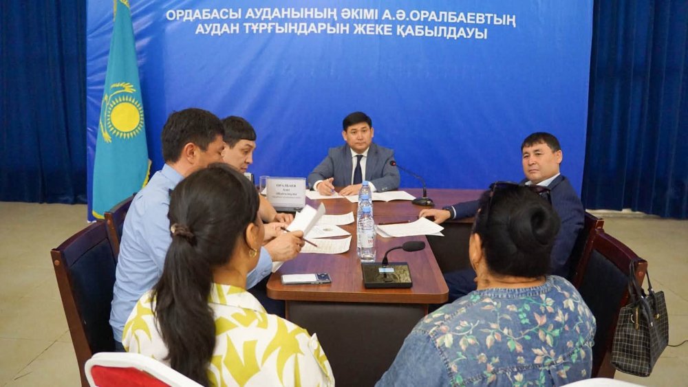 АУДАН ӘКІМІНІҢ ЖЕКЕ ҚАБЫЛДАУЫ ӨТТІ