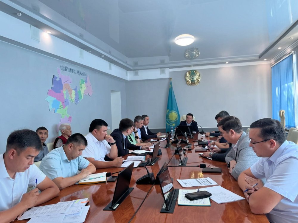 АУДАН ӘКІМДІГІНДЕ ҚЫСҚА ДАЙЫНДЫҚ МӘСЕЛЕЛЕРІ ТАЛҚЫЛАНДЫ