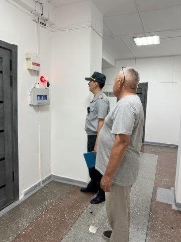 Сайлау алдында өрт қауіпсіздігі мәселелеріне ерекше назар аударылады.
