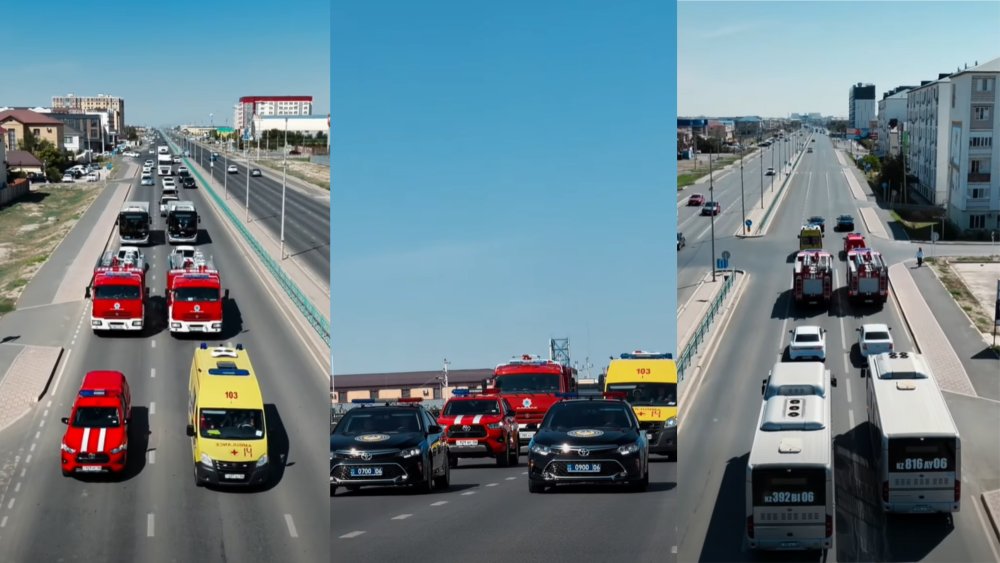 Атырауда жол қауіпсіздігін қамтамасыз етуге бағытталған автошеру өтті