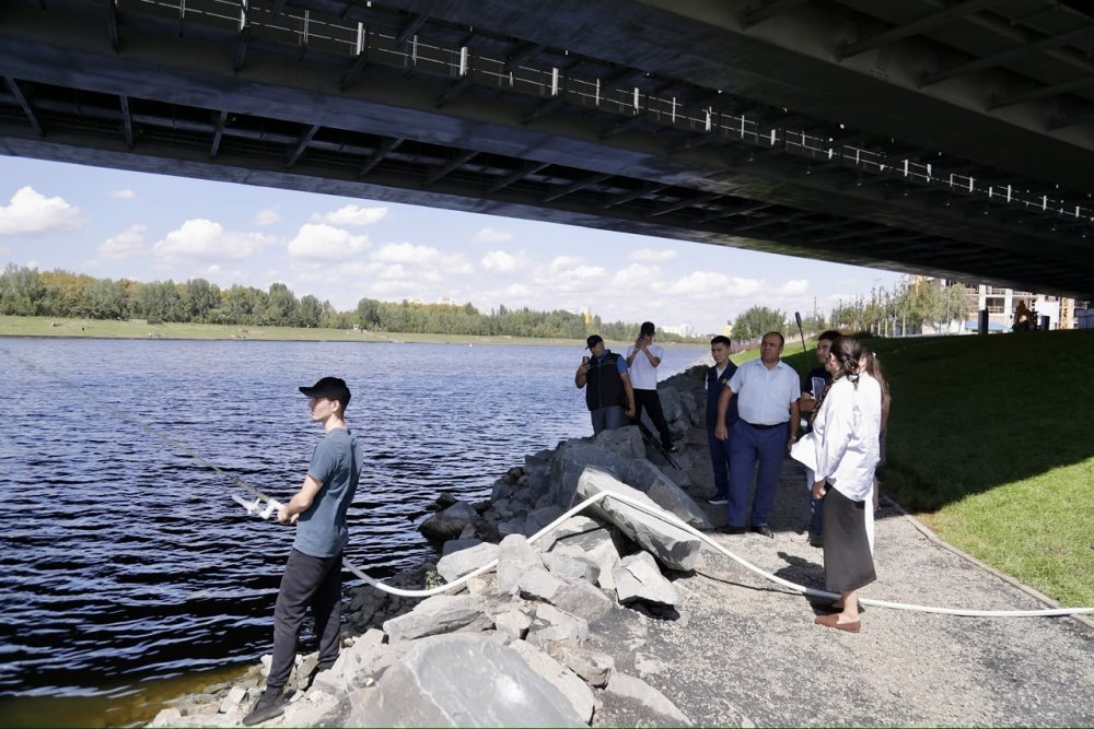 Астанада Есіл өзенін тазарту бойынша кешенді жұмыстар жүріп жатыр