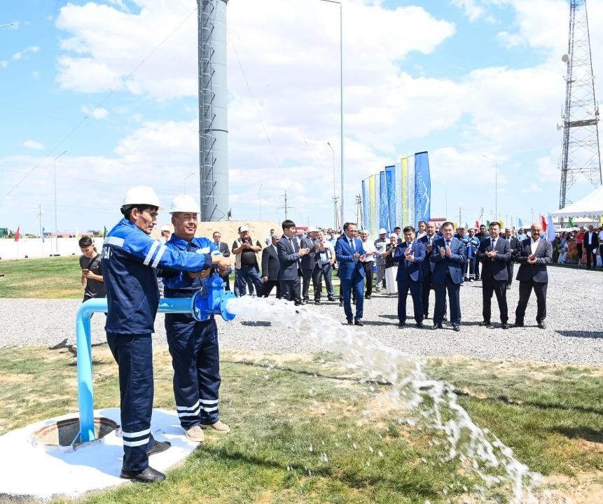 Жаңақорғанда су тарату станциясы іске қосылды