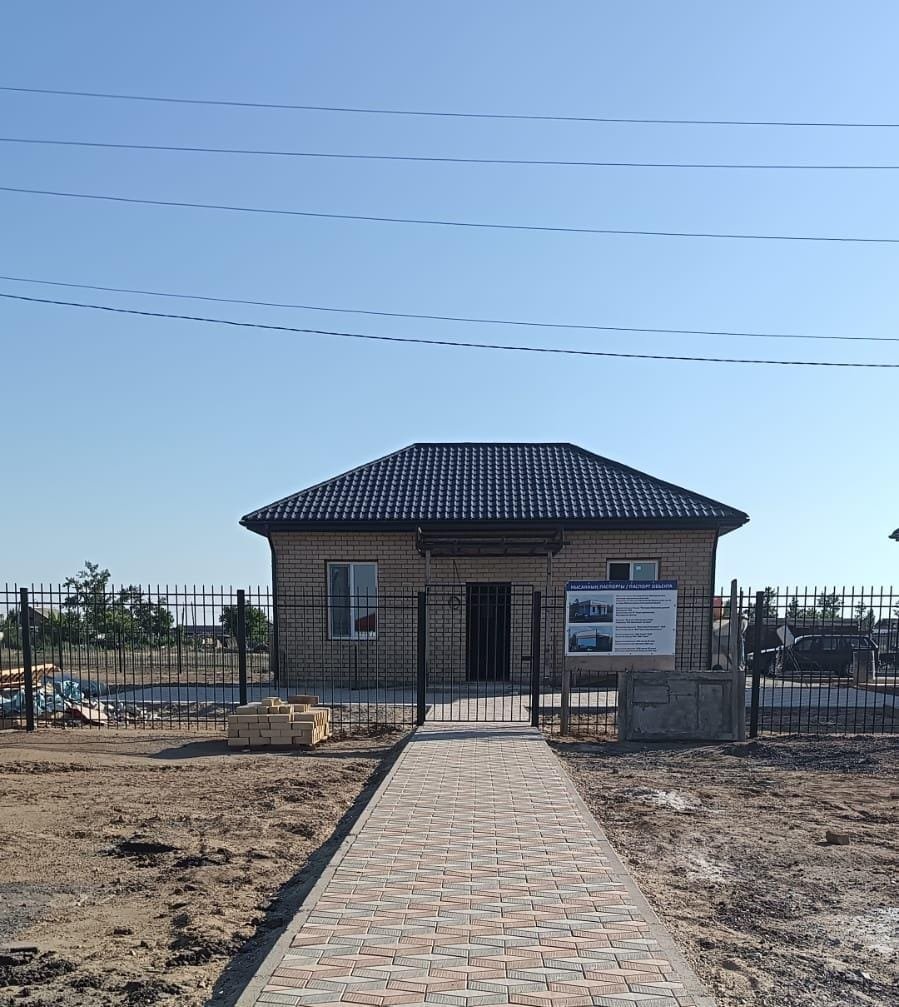 Саты ауылында жаңа медициналық пункттің құрылысы аяқталуға жақын