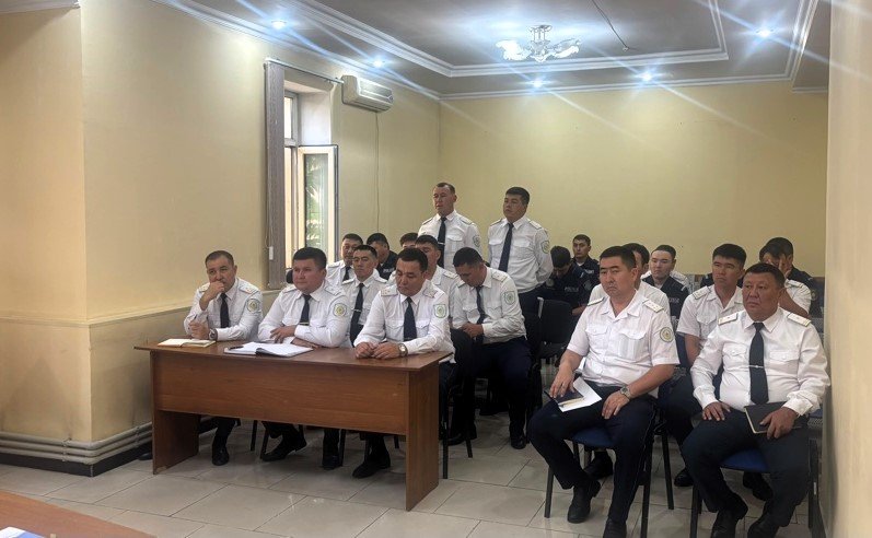 Шымкент станциясындағы Көліктегі полиция басқармасында «Қарасора-2026» жедел-профилактикалық іс-шарасының барысы талқыланды