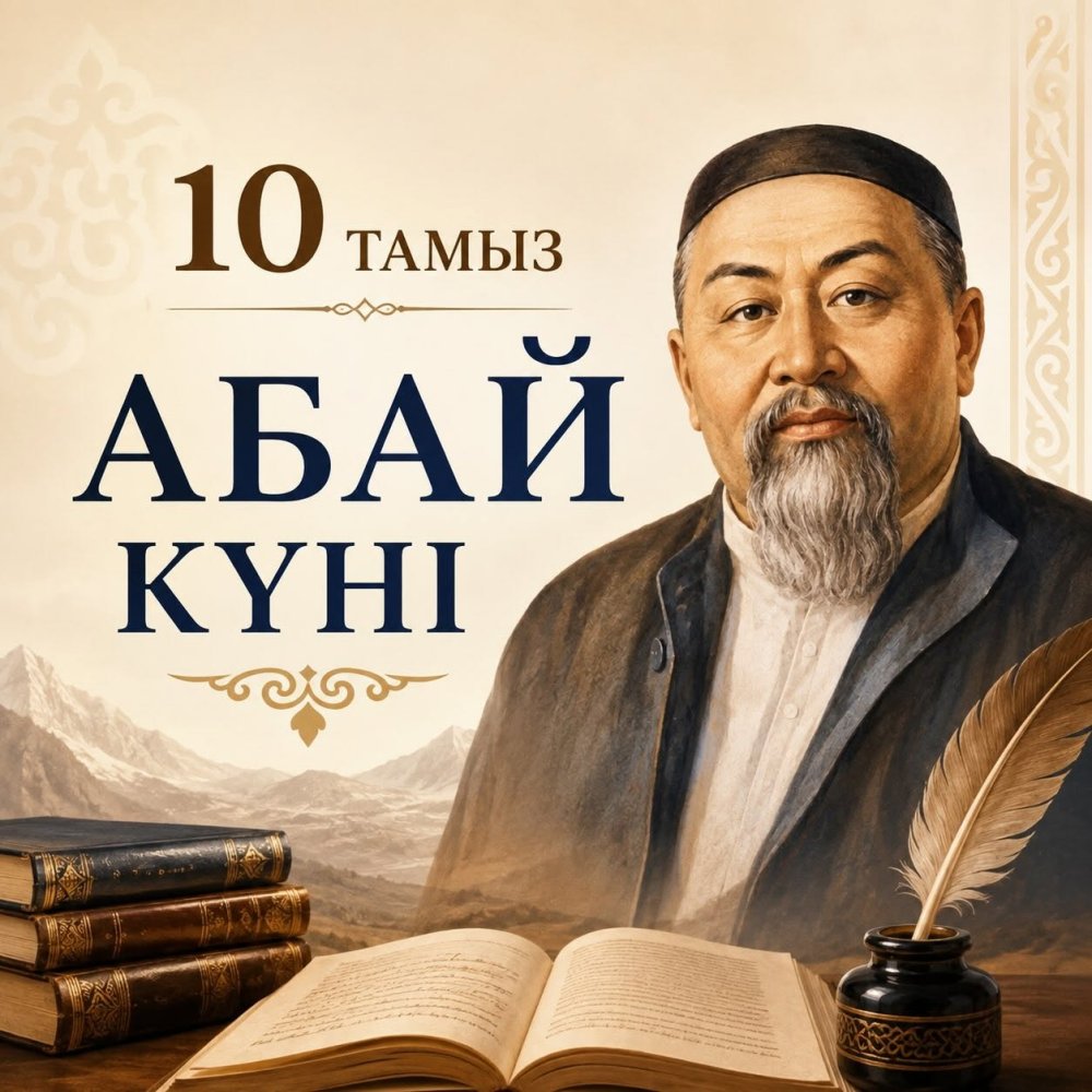 📖 10 тамыз — Абай күні