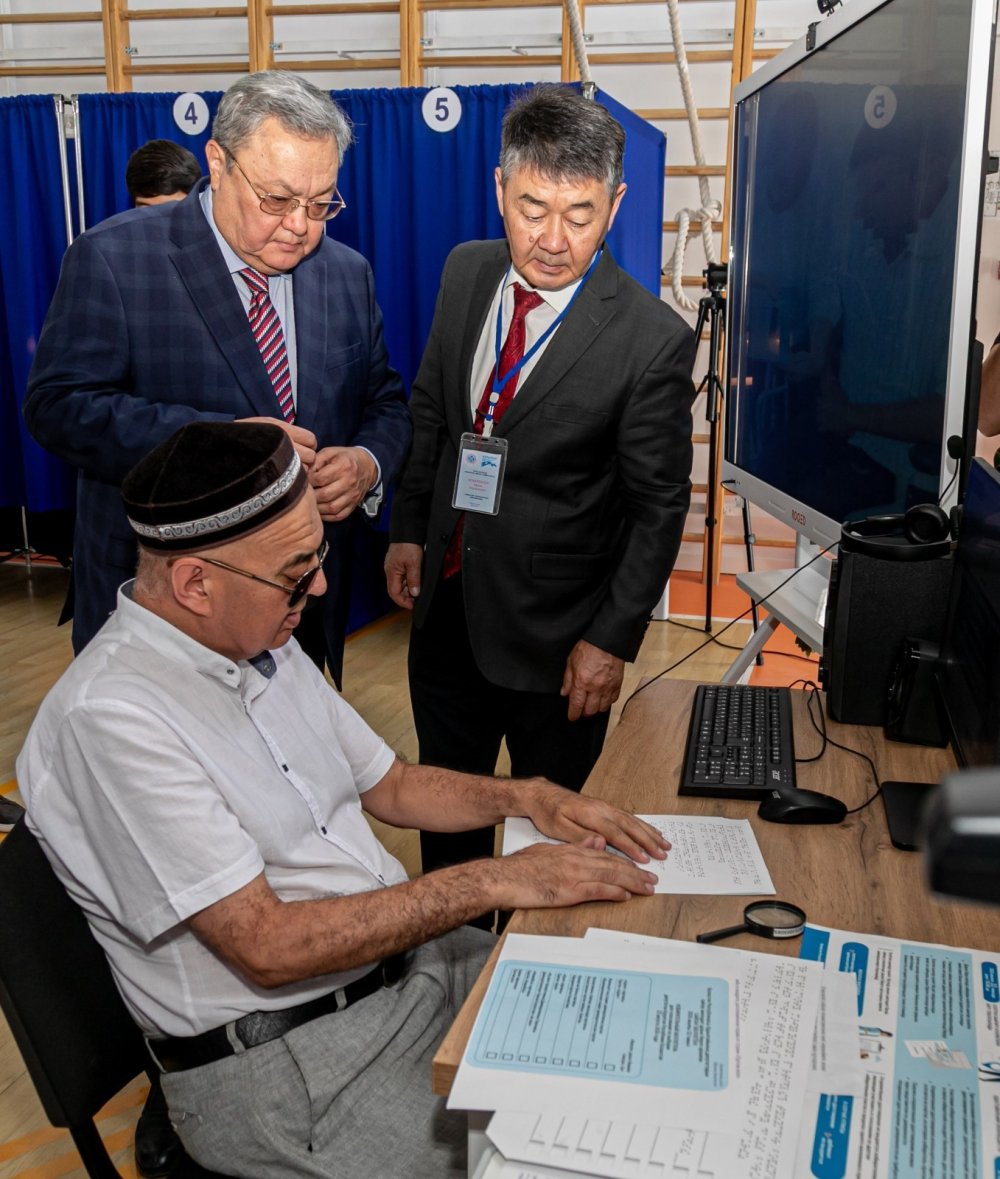 ОСК ТӨРАҒАСЫНЫҢ ОРЫНБАСАРЫ МҰХТАР ЕРМАН ЖАМБЫЛ ОБЛЫСЫНДАҒЫ САЙЛАУ УЧАСКЕЛЕРІНІҢ НАУҚАНҒА ДАЙЫНДЫҒЫМЕН ТАНЫСТЫ