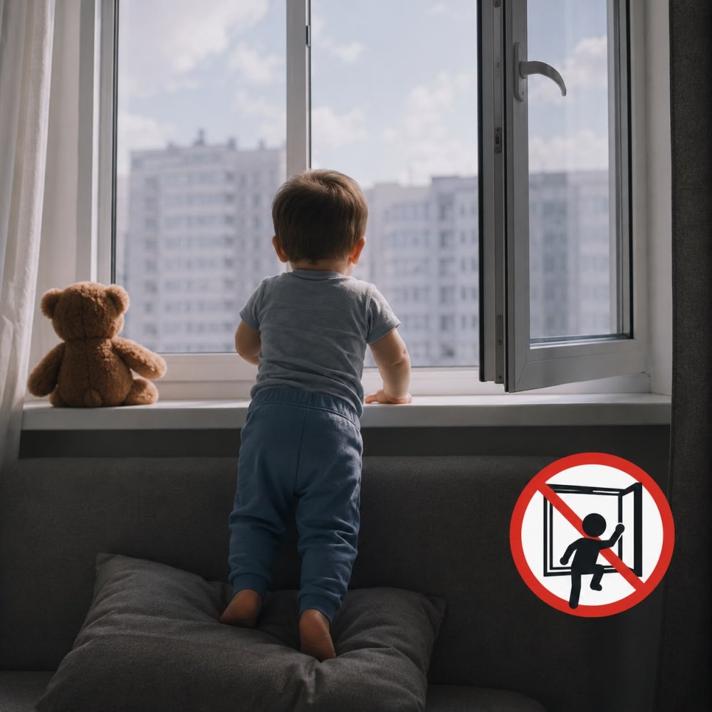Ашық терезе қайғылы жағдайға әкелуі мүмкін: полиция ескертеді