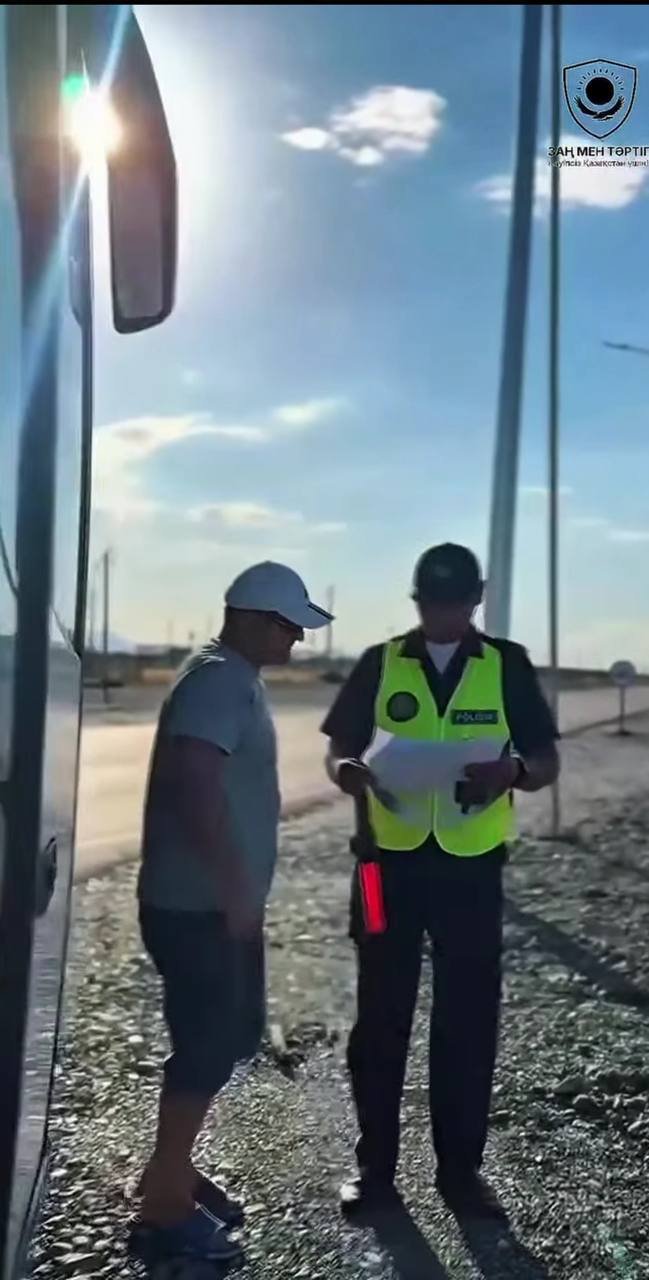 Ақшида полиция жүргізушілермен профилактикалық жұмысты жалғастыруда