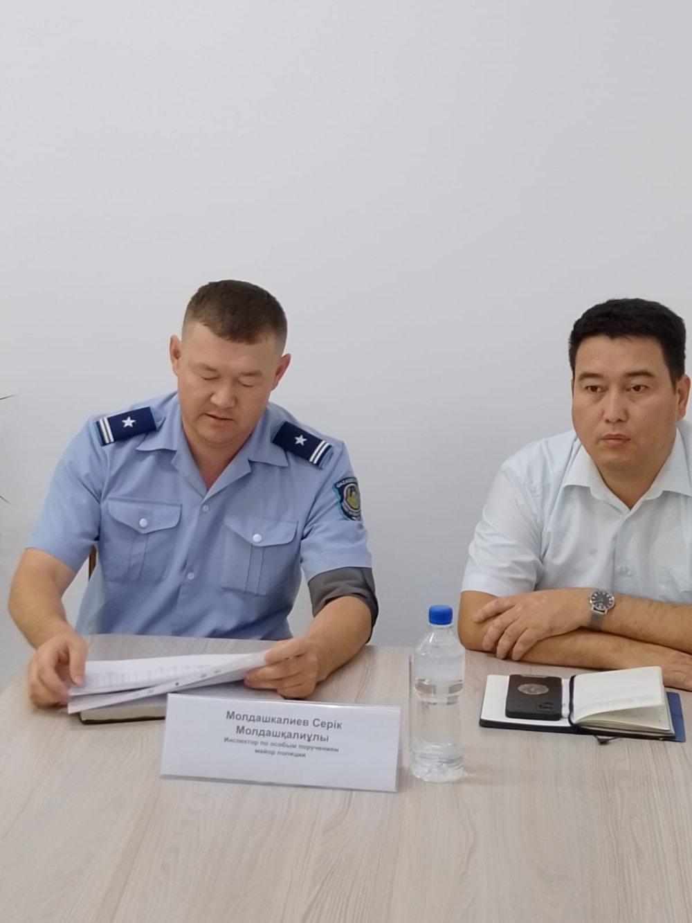 Жол жүрісі қағидаларын сақтау және қызметтік әдеп нормаларын ұстану бойынша семинар өткізілді