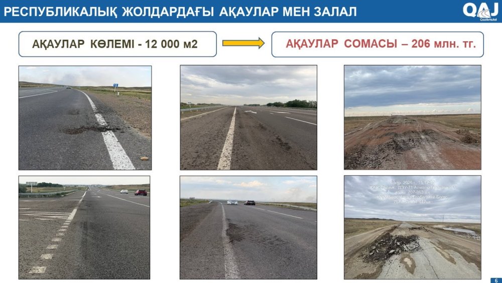 Облыс әкімі өңірдегі күре жолдарды бүлдіріп жатқан ауыр жүк көліктеріне бақылауды күшейтуді тапсырды