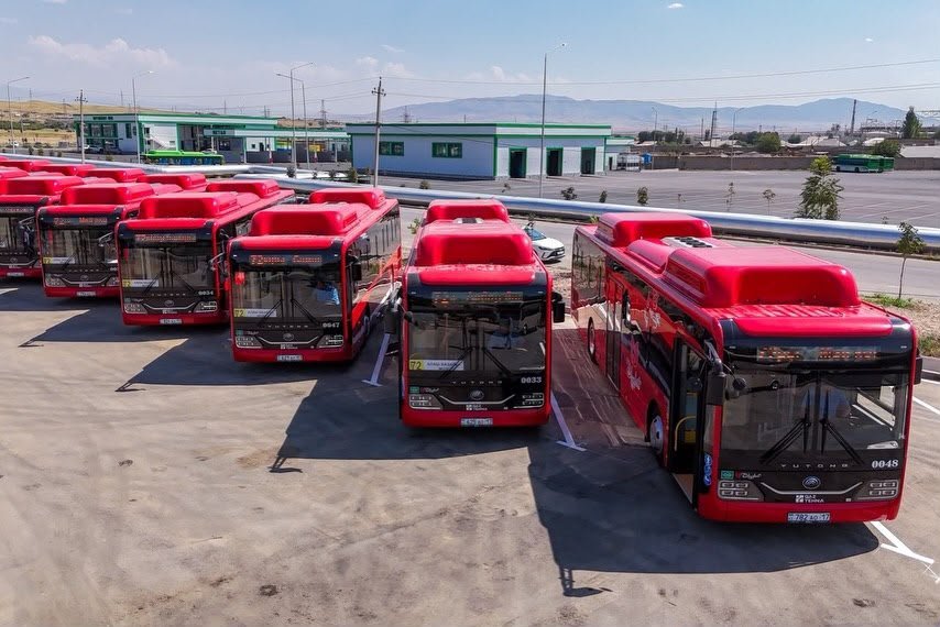 ШЫМКЕНТТІҢ АВТОБУСТАР ПАРКІН 17 ЖАҢА АВТОБУС ТОЛЫҚТЫРДЫ