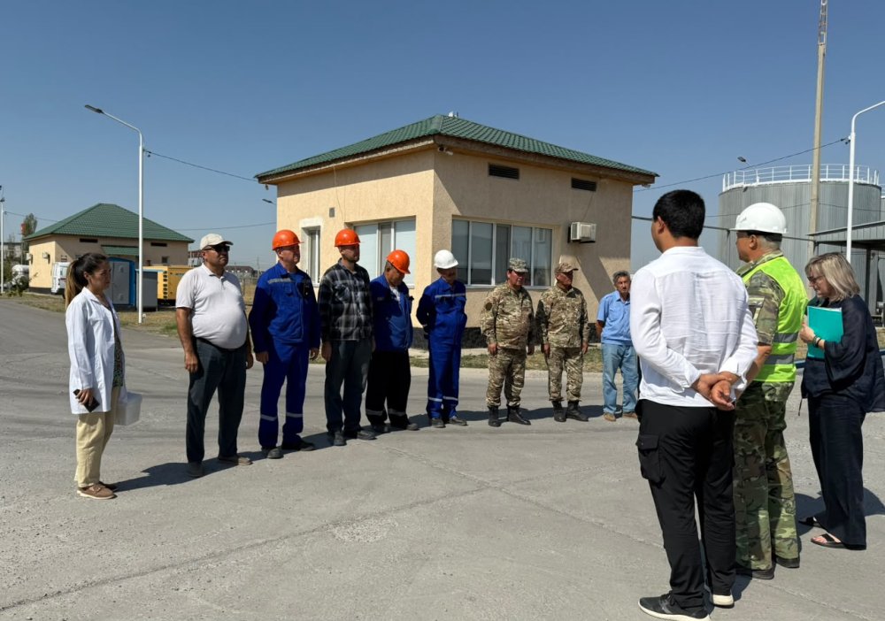 Газ сақтау базасында өрт қауіпсіздігі бойынша оқу-жаттығу өткізілді