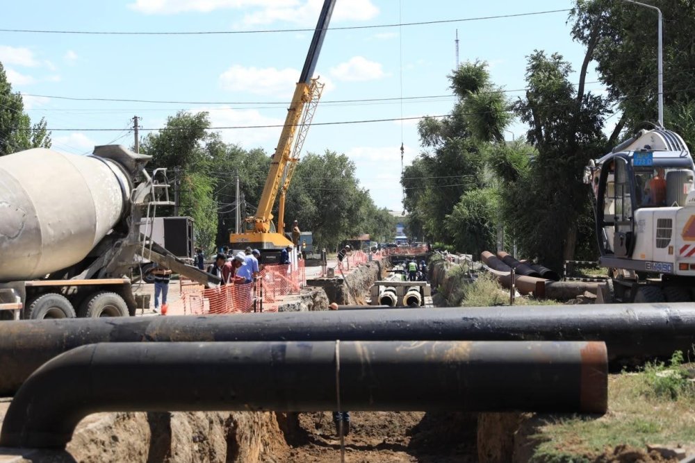 Ақтөбеде қаланың ескі бөлігінің 65 пайызын жылумен қамтитын жылу желісі жаңғыртылуда