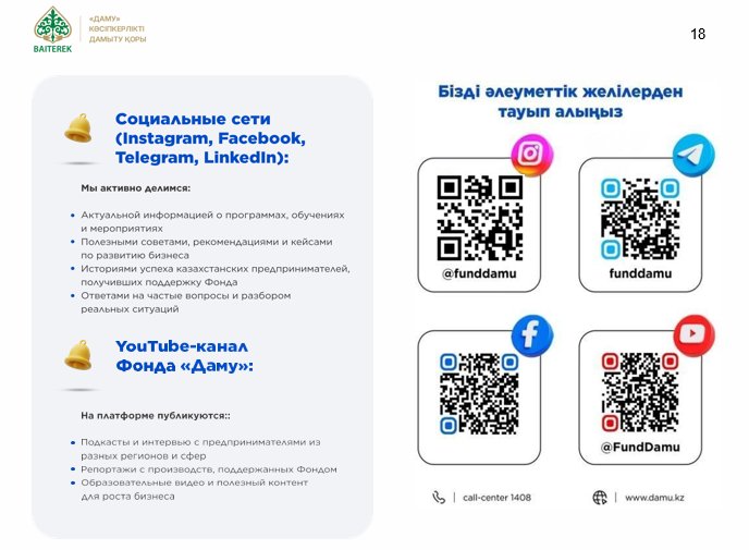 Кәсіпкерге жақын қолдау: «Даму» қоры қаржылай емес көмек тетіктерін кеңейтіп келеді