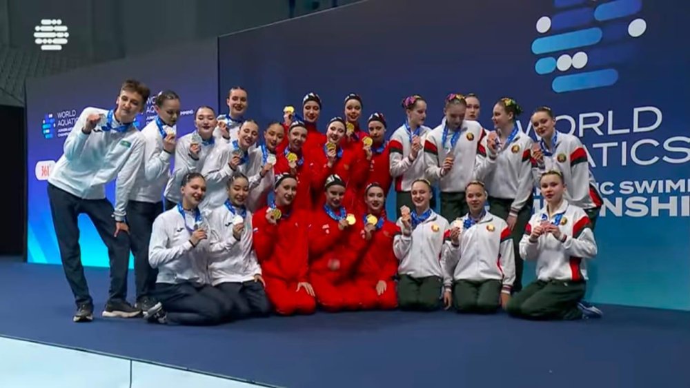 Қарағанды облысының спортшылары көркем жүзуден жасөспірімдер арасындағы әлем чемпионатында күміс және қола медаль иеленді
