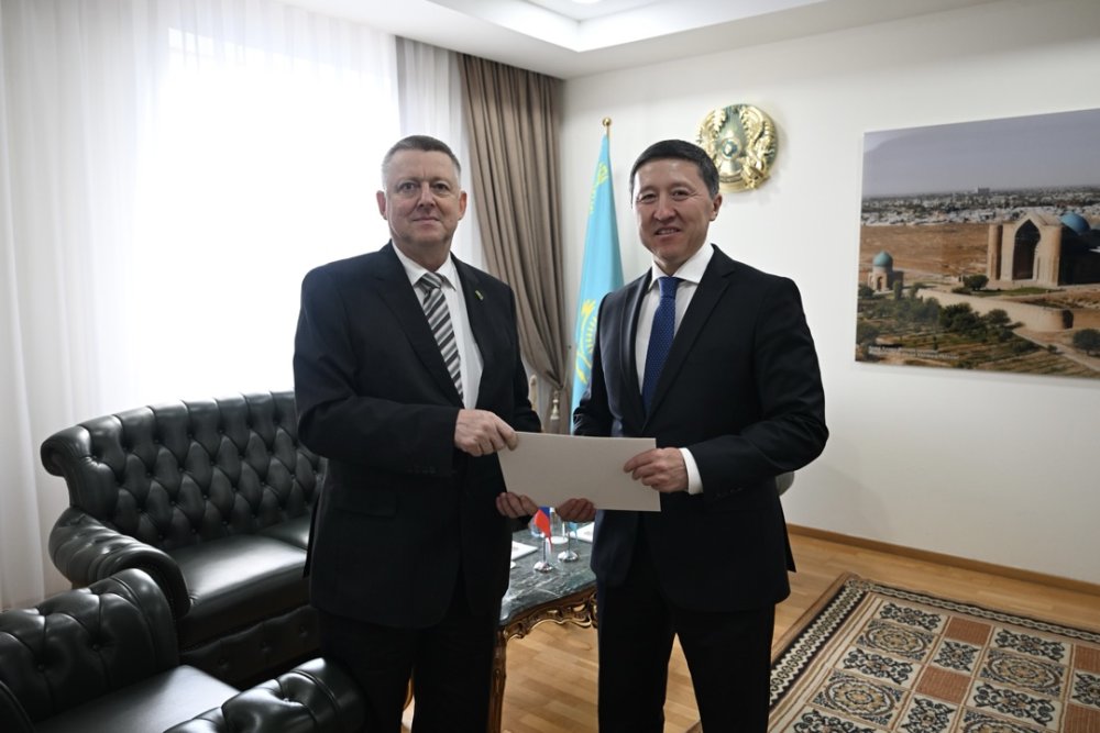 Словения Республикасының Елшісі сенім грамотасының көшірмесін табыстады