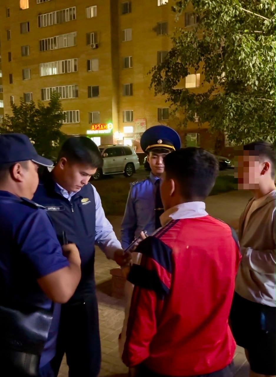 Сарайшық ауданында түнгі профилактикалық рейд өтті