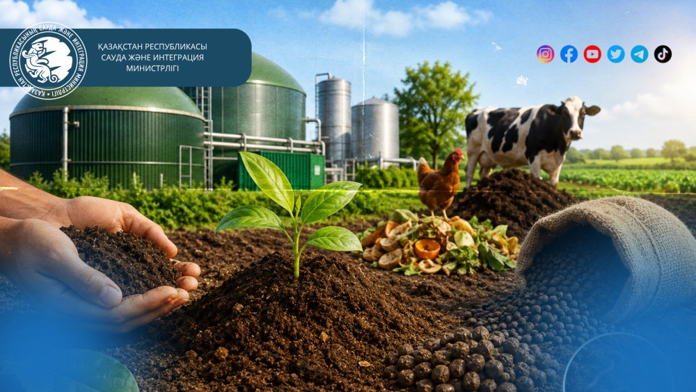 Отандық өнімдердің сапасы мен бәсекеге қабілеттілігін арттыру мақсатында органикалық тыңайтқыштар өндірісіне жаңа ұлттық стандарт енгізіледі