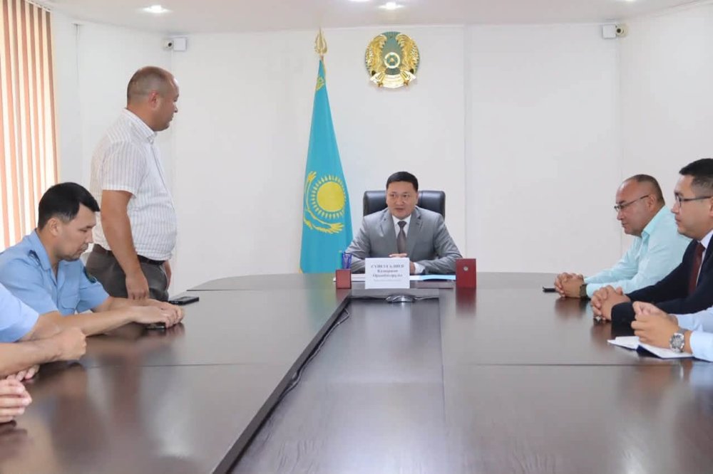 Бүгін аудан әкімі Қ.Сүйеуғалиев аудандық полиция бөлімі бастығының бірінші орынбасары болған Әмірғали Елдос Орынбайұлын қабылдады
