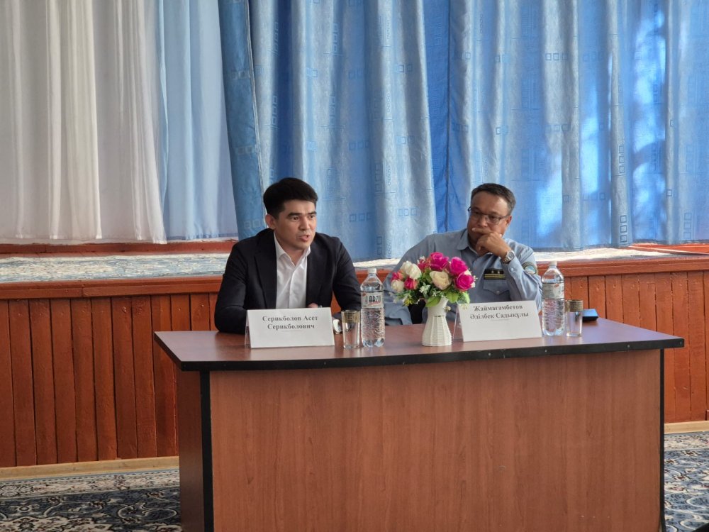 📍 Егінсу ауылында теміржол бойындағы мал қағуды алдын алу мәселесі бойынша кеңес өтті