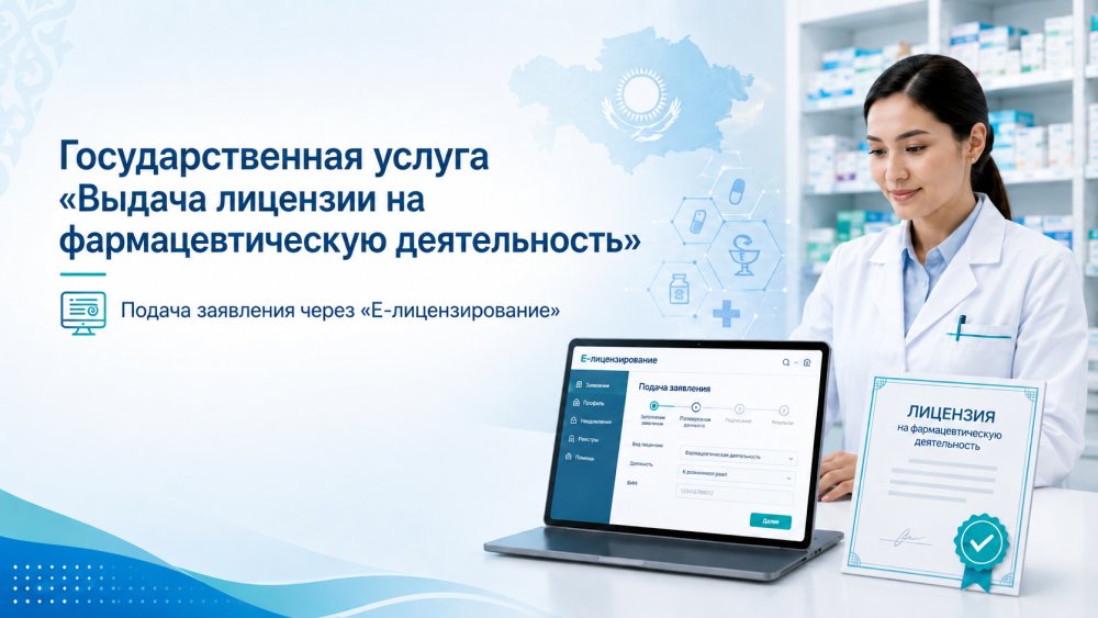 Фармацевтикалық қызметке лицензия беру бойынша мемлекеттік қызмет көрсету тәртібі
