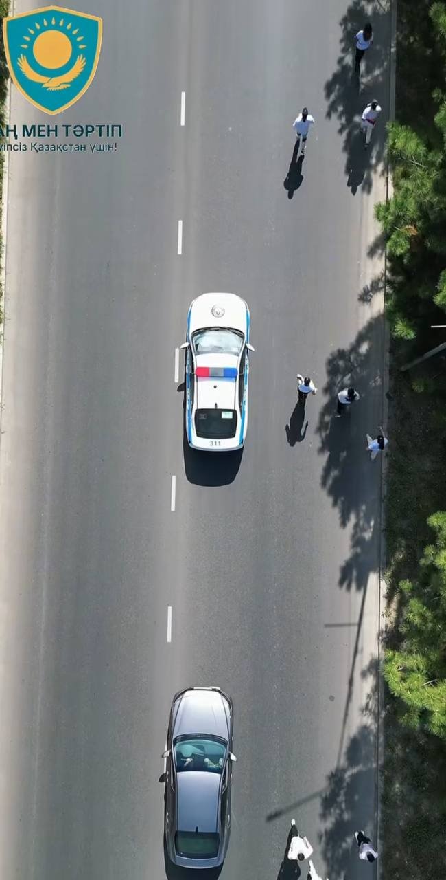 Спорт біріктіреді: полиция Текелі қаласындағы бұқаралық жүгіру жарысының қауіпсіздігін қамтамасыз етті