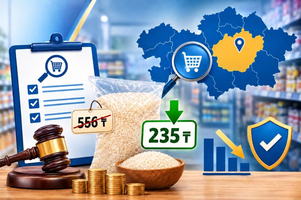 Қарағанды облысында азық-түлік бағасын қалыптастырудағы заң бұзушылықтар анықталды
