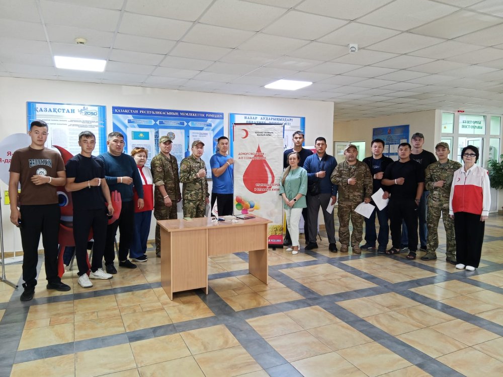 Өмірді тек қызметте ғана емес: СҚО құтқарушылары донор атанды