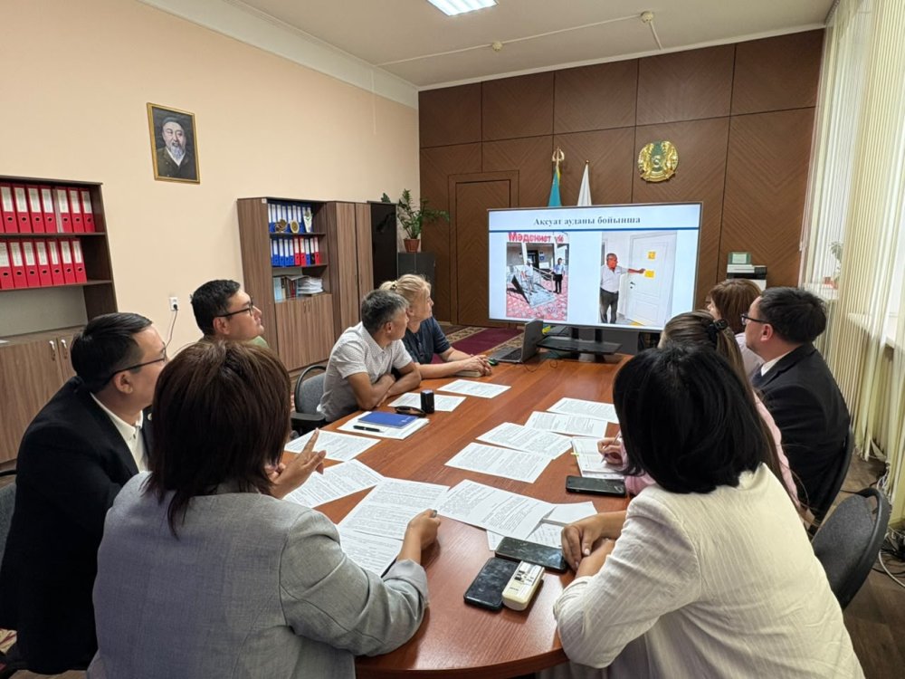 Абай облысындағы сайлау учаскелерін мониторингтеу жөніндегі жұмыс тобын отырысы