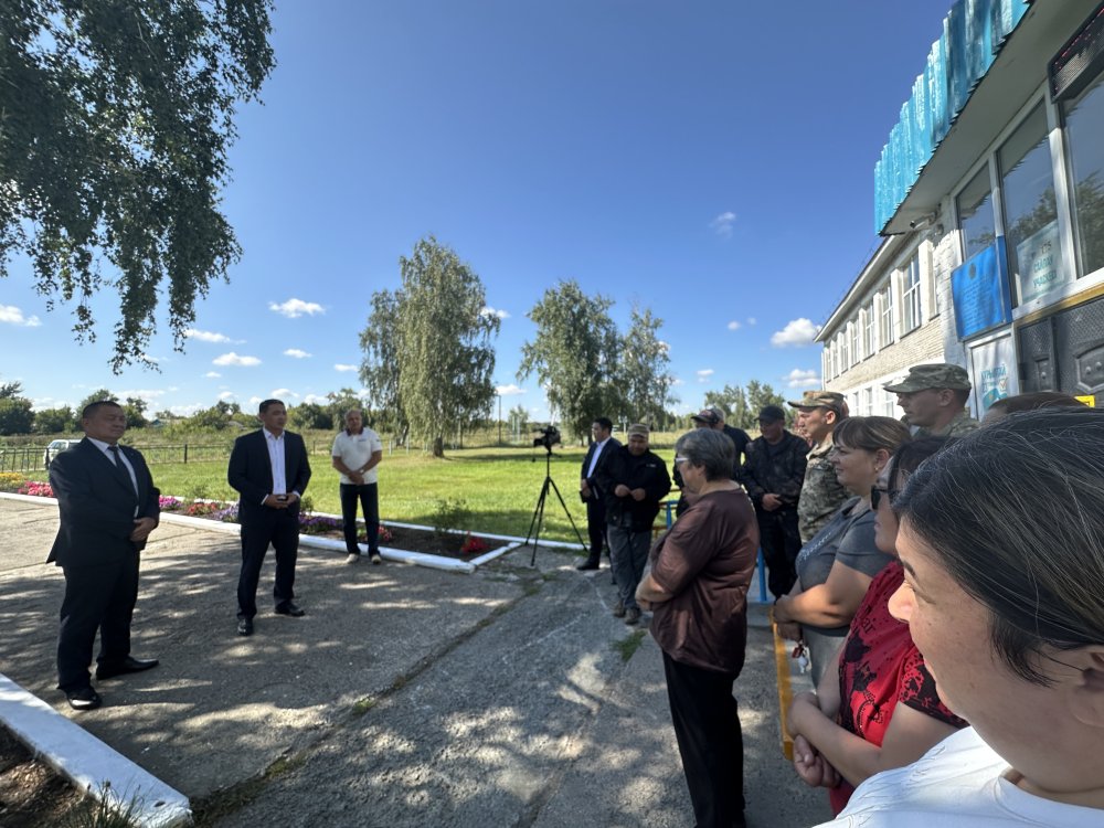 Бүгін Первомай ауылдық округінде Жамбыл ауданының әкімі тұрғындармен кездесу өткізді