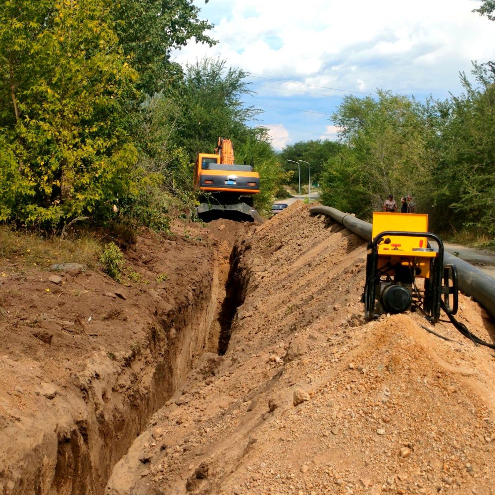 Серебрянск қаласында су құбыры желілерін жаңғырту жұмыстары жалғасуда