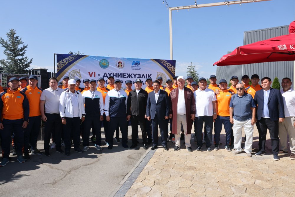 Алматы облысы VI Дүниежүзілік көшпенділер ойындарына қатысатын Ұлттық құрамадағы көкпаршыларды додаға шығарып салды