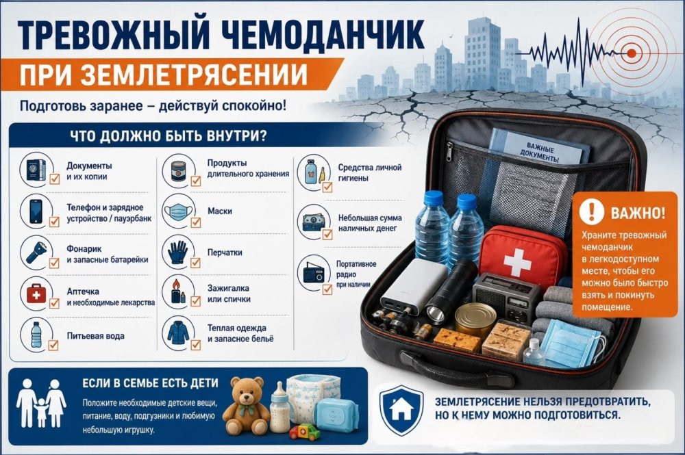 60 секунд қауіпсіздік: Жер сілкінісіне дайынсыз ба?